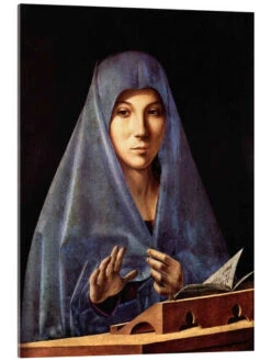 Virgin Annunciate I Antonello Da Messina Akrylbillede 20 X 30 Cm Billedramme