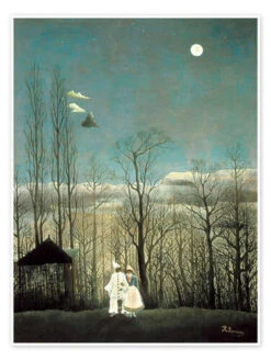 Karnevalsaften Henri Rousseau Plakat 30 X 40 Cm Billedramme