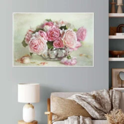 Buket Med Roser Lizzy Pe Plakat 30 X 20 Cm Billedramme -POSTERLOUNGE Salg 561652 poster room country style l