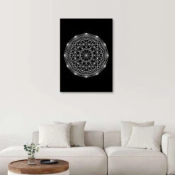 Mandala Energy THE USUAL DESIGNERS Lærredsbillede 20 X 30 Cm Billedramme 9 Mandala Energy THE USUAL DESIGNERS Lærredsbillede 20 X 30 Cm Billedramme -POSTERLOUNGE Salg 561743 canvas room black and white l