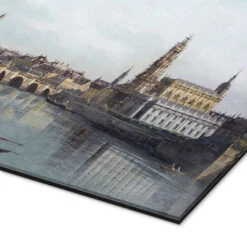 Dresden Seen From The Right Bank Of The Elbe, Beneath The Augusts Bridge Bernardo Bellotto (Canaletto) Galleritryk 40 X 20 Cm Billedramme -POSTERLOUNGE Salg 577988 gallery print empCorner l