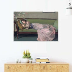 The Green Sofa Sir John Lavery Plakat 30 X 20 Cm Billedramme -POSTERLOUNGE Salg 580314 poster room spirituality and recreation l