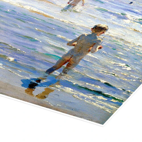 Badende Drenge Peder Severin Krøyer Plakat 40 X 30 Cm Billedramme 5 Badende Drenge Peder Severin Krøyer Plakat 40 X 30 Cm Billedramme - Billede 3
