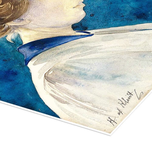 Selvportræt Hilma Af Klint Plakat 30 X 40 Cm Billedramme 5 Selvportræt Hilma Af Klint Plakat 30 X 40 Cm Billedramme - Billede 3