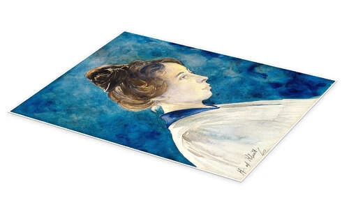 Selvportræt Hilma Af Klint Plakat 30 X 40 Cm Billedramme 4 Selvportræt Hilma Af Klint Plakat 30 X 40 Cm Billedramme - Billede 2