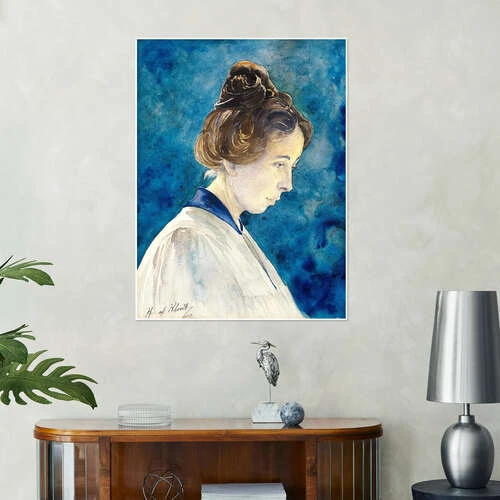 Selvportræt Hilma Af Klint Plakat 30 X 40 Cm Billedramme 6 Selvportræt Hilma Af Klint Plakat 30 X 40 Cm Billedramme - Billede 4