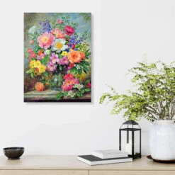 June Flowers In Radiance Albert Williams Akrylbillede 20 X 30 Cm Billedramme -POSTERLOUNGE Salg 586457 acrylic glass room green l