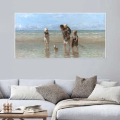 Children Of The Sea Jozef Israels Plakat 40 X 20 Cm Billedramme -POSTERLOUNGE Salg 589746 poster room panorama l
