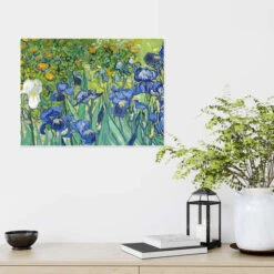 Iriser Vincent Van Gogh Plakat 40 X 30 Cm Billedramme -POSTERLOUNGE Salg 590534 poster room green l