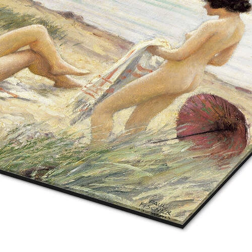 Sommer På Stranden Paul Fischer Galleritryk 30 X 20 Cm Billedramme 5 Sommer På Stranden Paul Fischer Galleritryk 30 X 20 Cm Billedramme - Billede 3