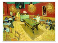 Natcaféen Vincent Van Gogh Plakat 40 X 30 Cm Billedramme