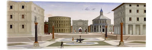 The Ideal City Fra Carnevale Akrylbillede 60 X 20 Cm Billedramme 3 The Ideal City Fra Carnevale Akrylbillede 60 X 20 Cm Billedramme