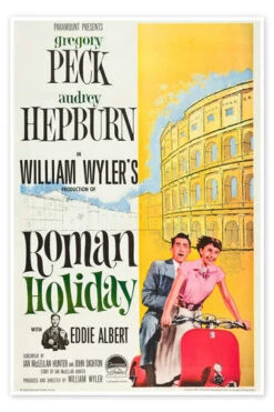 Roman Holiday (Prinsessen Holder Fridag) Plakat 20 X 30 Cm Billedramme
