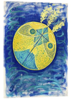 Urkaos, Nr. 7 Hilma Af Klint Akrylbillede 20 X 30 Cm Billedramme
