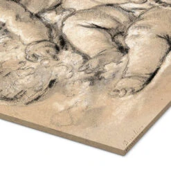 Winged Putti With Flowers François Boucher Akrylbillede 30 X 30 Cm Billedramme -POSTERLOUNGE Salg 604787 acrylic glass empCorner l