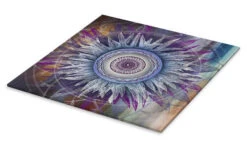 Crown Chakra Brenda Erickson Akrylbillede 30 X 30 Cm Billedramme -POSTERLOUNGE Salg 605144 acrylic glass pds l