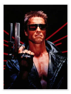 Terminator Vintage Entertainment Collection Plakat 30 X 40 Cm Billedramme