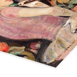 Lili Med Fjervifte Gerda Wegener Plakat 30 X 40 Cm Billedramme -POSTERLOUNGE Salg 606922 poster empCorner l