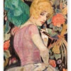 Lili Med Fjervifte Gerda Wegener Plakat 30 X 40 Cm Billedramme -POSTERLOUNGE Salg 606922 poster l