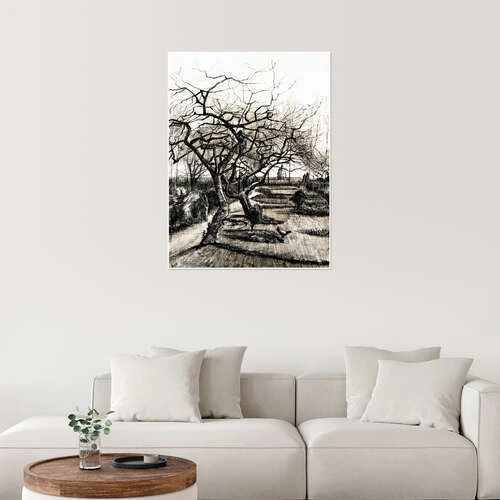 The Parsonage Garden At Nuenen In Winter Vincent Van Gogh Plakat 30 X 40 Cm Billedramme 6 The Parsonage Garden At Nuenen In Winter Vincent Van Gogh Plakat 30 X 40 Cm Billedramme - Billede 4