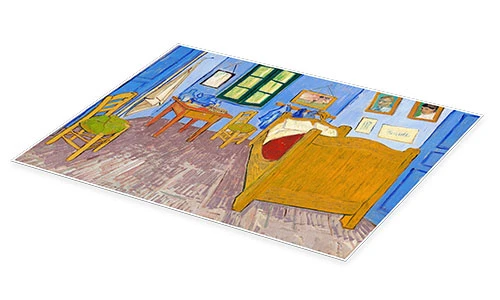Soveværelset I Arles Vincent Van Gogh Plakat 40 X 30 Cm Billedramme 4 Soveværelset I Arles Vincent Van Gogh Plakat 40 X 30 Cm Billedramme - Billede 2