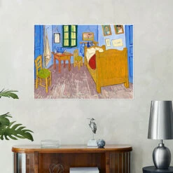 Soveværelset I Arles Vincent Van Gogh Plakat 40 X 30 Cm Billedramme 9 Soveværelset I Arles Vincent Van Gogh Plakat 40 X 30 Cm Billedramme -POSTERLOUNGE Salg 607270 poster room blue l
