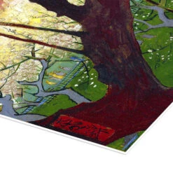 Flowering Plum Orchard (after Hiroshige) Vincent Van Gogh Plakat 30 X 40 Cm Billedramme -POSTERLOUNGE Salg 607299 poster empCorner l