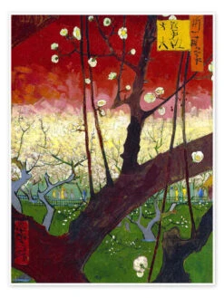 Flowering Plum Orchard (after Hiroshige) Vincent Van Gogh Plakat 30 X 40 Cm Billedramme