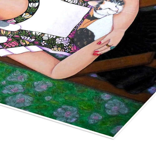 Frida Kahlo Katteelskeren Madalena Lobao-Tello Plakat 30 X 40 Cm Billedramme 5 Frida Kahlo Katteelskeren Madalena Lobao-Tello Plakat 30 X 40 Cm Billedramme - Billede 3