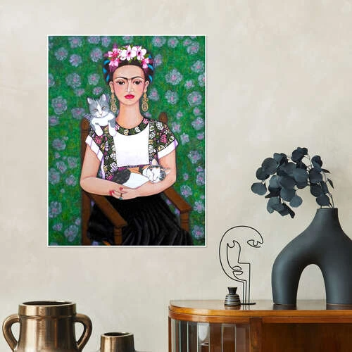 Frida Kahlo Katteelskeren Madalena Lobao-Tello Plakat 30 X 40 Cm Billedramme 6 Frida Kahlo Katteelskeren Madalena Lobao-Tello Plakat 30 X 40 Cm Billedramme - Billede 4