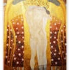Beethoven Frieze (Embracing Couple) Gustav Klimt Plakat 30 X 40 Cm Billedramme -POSTERLOUNGE Salg 608244 poster l