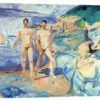 Bathing Men Edvard Munch Galleritryk 30 X 20 Cm Billedramme -POSTERLOUNGE Salg 609738 gallery print l