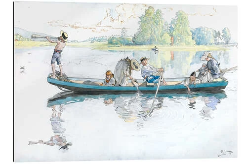 Vikingatåg I Dalom Carl Larsson Galleritryk 30 X 20 Cm Billedramme 3 Vikingatåg I Dalom Carl Larsson Galleritryk 30 X 20 Cm Billedramme