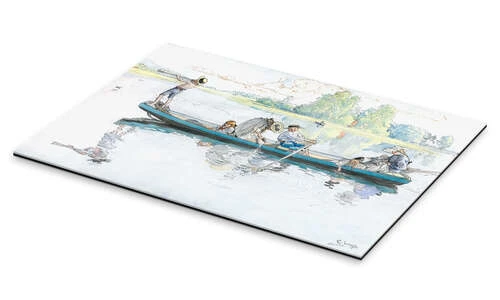 Vikingatåg I Dalom Carl Larsson Galleritryk 30 X 20 Cm Billedramme 4 Vikingatåg I Dalom Carl Larsson Galleritryk 30 X 20 Cm Billedramme - Billede 2