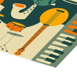 Just Jazz Jazzberry Blue Plakat 40 X 30 Cm Billedramme -POSTERLOUNGE Salg 613413 poster empCorner l