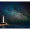 Lighthouse In Starlight Plakat 40 X 30 Cm Billedramme -POSTERLOUNGE Salg 616273 poster l
