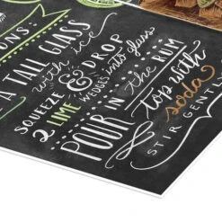 Cuba Libre Opskrift (engelsk) Lily & Val Plakat 30 X 40 Cm Billedramme -POSTERLOUNGE Salg 617002 poster empCorner l