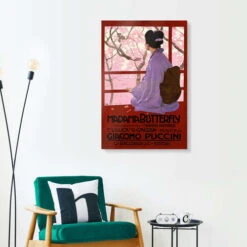 Puccini, Madame Butterfly Leopoldo Metlicovitz Galleritryk 20 X 30 Cm Billedramme -POSTERLOUNGE Salg 617367 gallery print room ad prints l