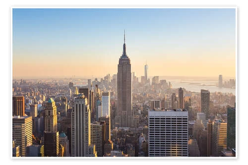 Udsigt Over Manhattan Plakat 30 X 20 Cm Billedramme 3 Udsigt Over Manhattan Plakat 30 X 20 Cm Billedramme