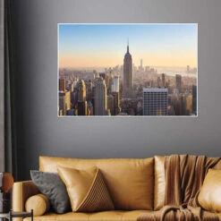 Udsigt Over Manhattan Plakat 30 X 20 Cm Billedramme 9 Udsigt Over Manhattan Plakat 30 X 20 Cm Billedramme -POSTERLOUNGE Salg 617822 poster room skylines l