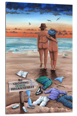 Growing Older Disgracefully Peter Adderley Galleritryk 20 X 30 Cm Billedramme