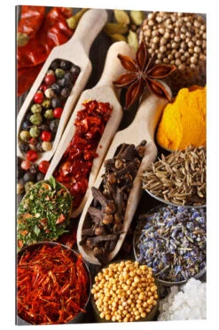 Farverige Aromatiske Krydderier Og Urter Galleritryk 20 X 30 Cm Billedramme