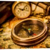 Antique Compass Akrylbillede 30 X 20 Cm Billedramme -POSTERLOUNGE Salg 621611 acrylic glass l
