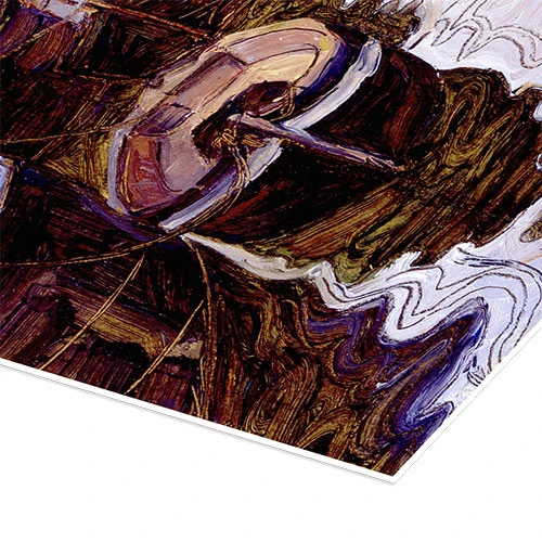 Boats In The Harbor (Trieste) Egon Schiele Plakat 30 X 40 Cm Billedramme 5 Boats In The Harbor (Trieste) Egon Schiele Plakat 30 X 40 Cm Billedramme - Billede 3