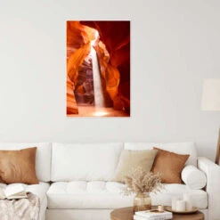 Solstråle I Antelope Canyon, Arizona Plakat 20 X 30 Cm Billedramme -POSTERLOUNGE Salg 625439 poster room orange l