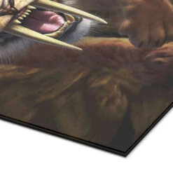 Full On View Of A Saber-toothed Tiger Jerry LoFaro Galleritryk 20 X 30 Cm Billedramme -POSTERLOUNGE Salg 626375 gallery print empCorner l