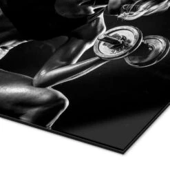 Atlet Med Håndvægt II Galleritryk 30 X 20 Cm Billedramme -POSTERLOUNGE Salg 636385 gallery print empCorner l