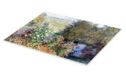 Corner Of The Garden At Montgeron Claude Monet Plakat 40 X 30 Cm Billedramme -POSTERLOUNGE Salg 637456 poster pds l