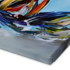 Sailing, Abstract II Theheartofart Gena Lærredsbillede 40 X 20 Cm Billedramme -POSTERLOUNGE Salg 638638 canvas empCorner l