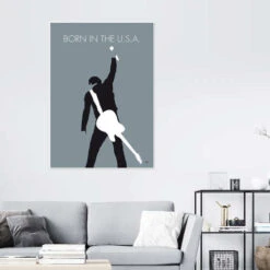 Born In The U.S.A. - Bruce Springsteen ChungkongPlakat 30 X 40 Cm Billedramme -POSTERLOUNGE Salg 638839 poster room stars and celebrities l